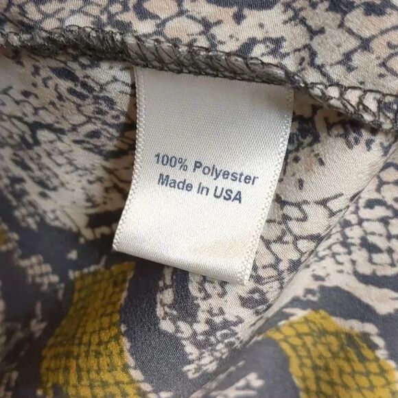 Allison Joy Snakeskin Print Duster Cardigan Shawl Size XS/S - Picture 2 of 5